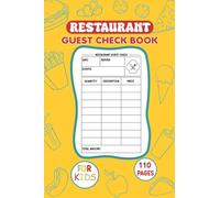 Kids Pretend Restaurant Guest Check Book: Kids Restaurant Order Notebook | Creative Roleplay for Kids | Fun Imaginative Activity for Children