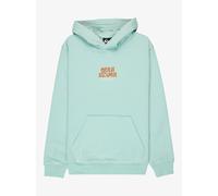Kids Printed Hooded Sweatshirt with Kangaroo Pocket Quiksilver Graphic Bleu 12 ans