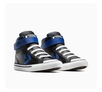 Kids Pro Blaze Strap Varsity Trainers black/blue