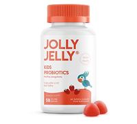 Kids Probiotics Gummies - 5B CFU Bacillus Coagulans Live Bacterial Cultures - 60 Vegan Gummies - Age 4+, Strawberry Flavour by Jolly Jelly