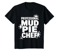 Kids Professional Mud Pie Chef Funny Mud Kitchen T-Shirt