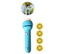 Kids Projector Torch - Mini Portable Flashlight, Funny Image Projection Wheel, Bright LED Beam, Child-friendly Structure | Wear Resistant Material Party Favor