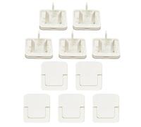 Kids Protection - Set of 10 Reusable White Protective Caps | Sturdy Cover | Child Safe Electric Lid for Home, Apartment, Study and Living