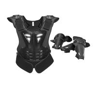 Kids Protective Gear Set - Full Body Chest Protector, High Density Padding, Elastic Straps, Flexible Movement | Versatile Safety Accessory For Skating Skateboarding Outdoor Activity