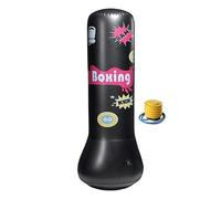 Kids Punching Bag, 47 Inch Inflatable Boxing Bag with Foot Pump, For Immediate Bounce Back for Practicing Karate, for Training at Home