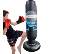 Kids Punching Bag - 65in Inflatable Boxing Toy, Stable Stand, Youth Punching Toys, High Energy Kickboxing Bag Balance, Coordination, Fun Workouts, Durable Pvc | for Boys Girls Indoor Playroom Fitness