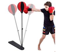 Kids Punching Bag - Height Adjustable Punching Bag with Gloves and Base,Portable Stable Sport Toy for Training Exercise Fitness Workout Home Backyard