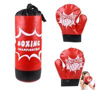 Kids Punching Bag Kids Boxing Training Set - Sandbag and Boxing Gloves for Kids,Sand Boxing Training Equipment for Kids Home Gym