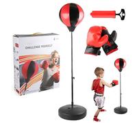 Kids Punching Bag With Gloves | Punching Bag Toy Set, Height Adjustable Punching Bag Gloves, Punching Bag With Toy Stand For Kids Over 13 Years Old
