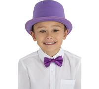 Smiffys Kids Purple Top Hat, Boys Fancy Dress, Child Dress Up Hats