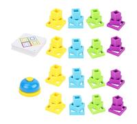 Kids Puzzle Blocks,Brain Teaser Stacking Puzzle Building Toy - Exquisite Creative Play Parents Kids Interaction for Party Board Game Fun
