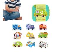 Kids Puzzle,Educational Cartoon Early Learning Toy - Children's Puzzles | for Christmas Stocking Stuffers Travel Party Classroom Preschool 3-5 Years Old Boys Girls