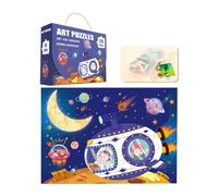 Kids Puzzle Toy 24 Piece Educational Learning Games for Children Ages 3 to 6 Developing Skills (D, One Size)