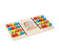 Kids Puzzle Toy Siding Puzzle Walking Labyrinths Board Game Color Cognition Battle Game For Parent-Children Activity Preschool Learning