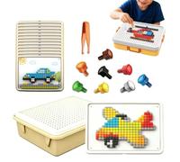 Kids Puzzles Logical Thinking Mushroom Peg 3D Educational Toys