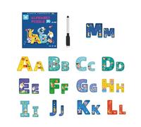 Kids Puzzles Toy,Letter Learning Kids Alphabet Puzzles | Cartoon Recognition Game, 3-6 Years Preschoolers Fun for Boys Girls Classroom Home Living Room
