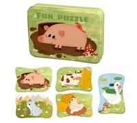 Kids Puzzles, Wooden Puzzles, Progressive Poultry Kids, Color & Number Cognition Montessori Toys, Learning Toys for Toddlers 3 Years Up for Daily Use