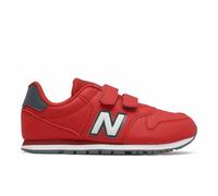 Kids PV500 Leather Trainers plain red