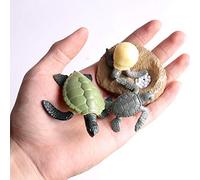 Kids PVC Action Figures Doll Toy Set, Learn Animal Knowledge While Playing, Perfect for Preschool Role-playing, Safe and Durable Material, Frog Rooster Style (Green)