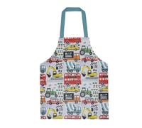 Ulster Weavers 'Just Keep Trucking' Graphic Print Kids PVC Apron Ulster Weavers Multicolor