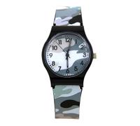Kids Quarttz Water Pattern Wristwatch Analogue Watch for Kids | Fun Learning Gadgets Beginner Watch Casual Daily Wear Display, Gray, riferimento alla descrizione, Strap