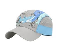 Kids Quick Dry Baseball Cap Children Mesh Baseball Hat Summer Sun Protection Hat Breathable Snapback Cap Adjustable Lightweight Peak Cap Child School Sport Peaked Cap for Boys Girls 5-10 Years Old