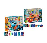 Kids Race Car Track - LED Illuminated Racing Circuit Toy Vehicle Set, Electric DIY Educational Assembly Construction Project For Children Students | Entertaining Interactive STEM Learning Activity Gam