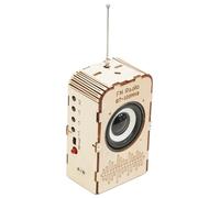 Kids Radio Kit - Educational Wooden Radio Kit for Mounting | Portable Audio For Ages Family Friends Ideal Gift
