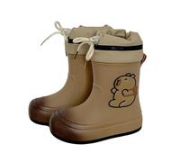 Kids Rain Boots Rubber Wellington Toddler Anti-Skid Waterproof Girls Boys Plain Boot Everyday Perfect for Little Unisex