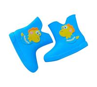 Kids Rain Boots Wellies for Kids Boys Girls Dinosaur Rainboots Lightweight Boots Waterproof Easy-on Outdoor Playing Rains Boot Unisex-Child Toddler Child Solid Color Boot for Outdoor Play Blue