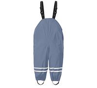 Kids Rain Trousers Waterproof Boys Dungarees Reflective Strips Adjustable Braces Girls Lightweight Overalls Mud Jumpsuit Windproof Toddler Rain Pants Plain Breathable (8-Grey, 4-5 Years)