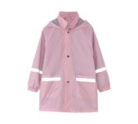 Kids Raincoat Jackets Windbreaker Waterproof Parka Shower Resistant Hooded Raincoat for Boys Girls Button Rain Jacket Hooded Windproof Raincoats Hoodie Trench Coats Pink