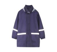 Kids Raincoat Jackets Windbreaker Waterproof Parka Shower Resistant Hooded Raincoat for Boys Girls Button Rain Jacket Hooded Windproof Raincoats Hoodie Trench Coats Navy