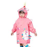 Kids Raincoats, Cute Waterproof Rain Jacket for Toddler Little Girls Boys, Cartoon Rain Poncho Kids