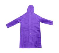 Kids Raincoats Rain Coat for Girls and Boys Reusable Rainwear All in One Hooded Raincoat EVA Childrens Waterproof Poncho Portable Toddler Age 1-10Years Purple