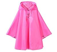 Kids Raincoats Raincoat Jackets Rain Suit Girls Boys All in One Hooded Cartoon Rainwear Portable Outdoor Camping, Emergency Situations, Travel Hot Pink