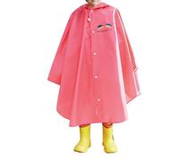 Kids Raincoats Waterproof Rain Jacket Hooded Rain Poncho Toddler Boys Girls Rain Suit Reusable Rainwear with Backpack Cover 2-16 Years for Kids Outdoor Activities All Seasons Toddler to Teen