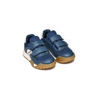Kids Rann-E Breathable Trainers with Touch 'n' Close Fastening navy blue/white