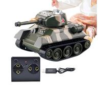 Kids RC Tank - Educational Remote Control Battle Vehicle Toy, Realistic Army Tank for Indoor Outdoor Playroom Bedroom and Garden, Interactive STEM Toy for Boys and Girls, Fun Learning Activity