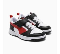 Kids Rebound V6 Lo Trainers White/Black/Red