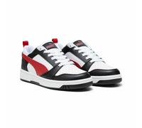 Kids Rebound V6 Lo Trainers White/Red/Black