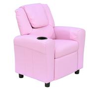 Kids Recliner Armchair Games Chair Childrens Seat Girls Boys Sofa Pink