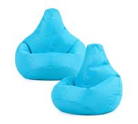 Kids Recliner Beanbag, Indoor and Outdoor, Purple (2-Pack) ICON Aqua One Size