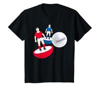 Kids Red Vs Blue On The Ball World Cup Football Game Kids T-Shirt