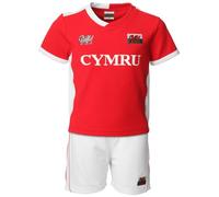 Kids Red Welsh Cooldry Sports Kit | Lightweight, Breathable & Quick-Dry Activewear with Wales Crest | Comfortable, Durable Sportswear for Football, Rugby, PE, Training, Holidays & Everyday Play