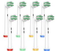 Kids Replacement Heads Compatible with Braun Oral B Electric Toothbrush, Extra Soft Replacement Toothbrush Heads for Gentle Care, Ages 3+ to 12, 8 Count