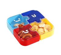 Kids | Reusable Serving Plate with Lid | Candy Box Snack Board with Lid | For Dessert Candy Chocolate Food Home Kitchen School Picnic Camping Party Adults