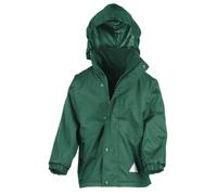 Kids reversible stormstuff jacket bottle green/bottle green age 13-14