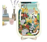 Kids Reward Jar Animal 4.72 X 7.87 In Themed Behavior System Daily Routine | Classroom Jar Reward System For Teacher 4.72 X 7.87Parent Student School Home Daily Routine Little Potty Training Bedtime