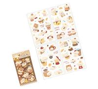 Kids Reward PET Stickers Adhesive Animal Designs for Wrapping Notebooks Phone Accessories PET Sticker